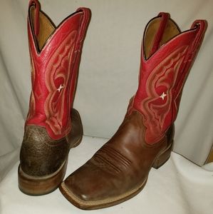 ARIAT ATS WOMENS COWBOY BOOTS SIZE 8.5 D (WIDE)